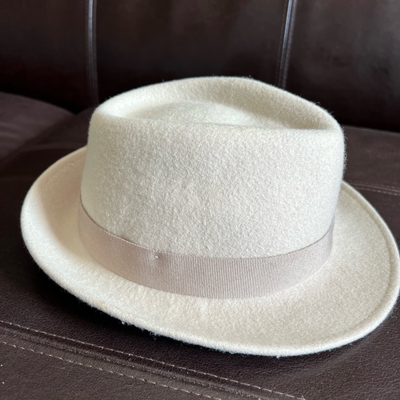 Age of innocence kids wool fedora hat  in beige - Picture 4 of 8